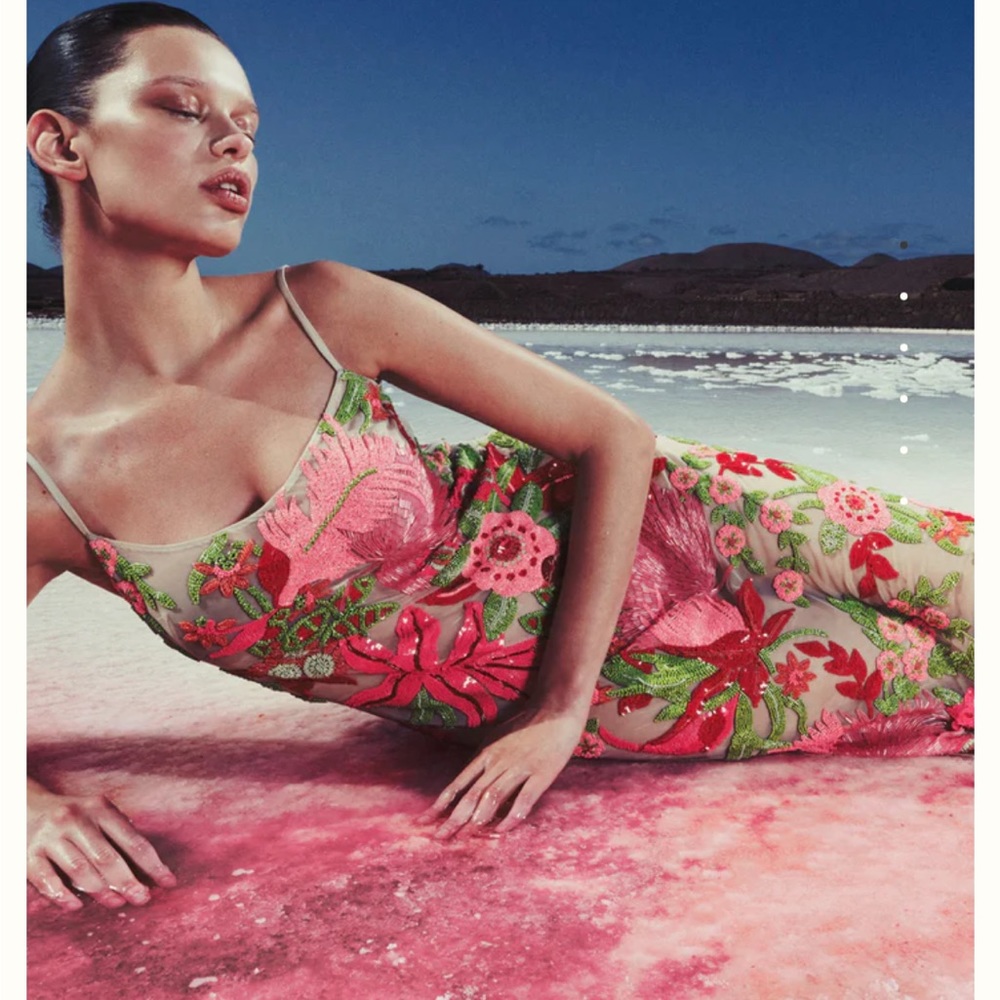 Cult Gaia Kennedy Gown - La Selva color